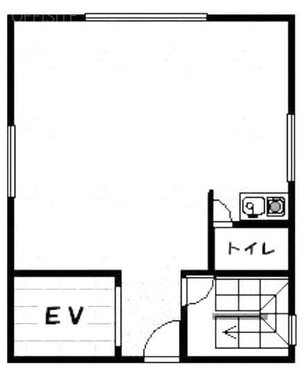 レインボービル2F 間取り図