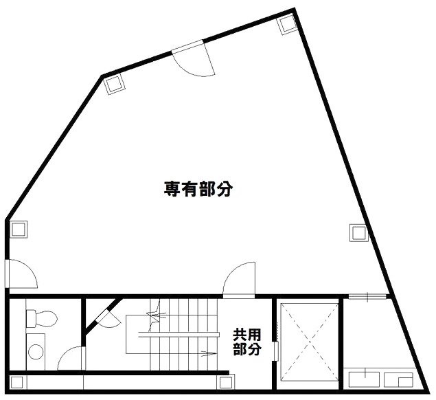 実星(ミツボシ)ビル5 間取り図