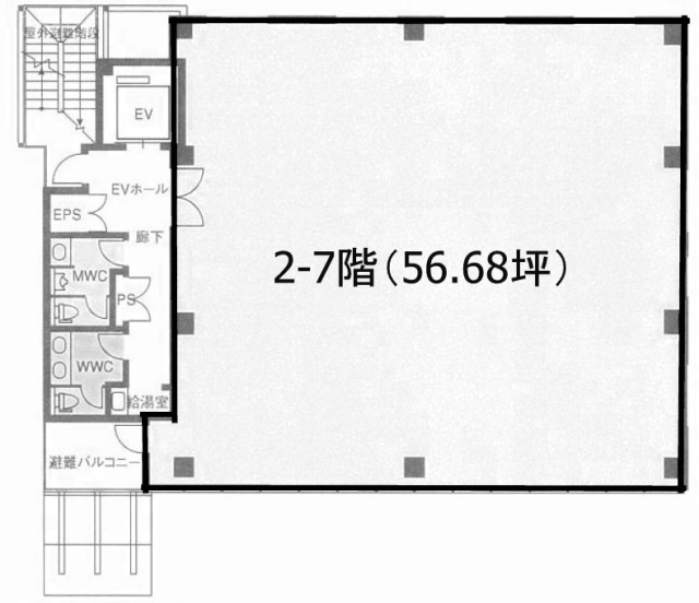 ラウンドクロス渋谷4F 間取り図