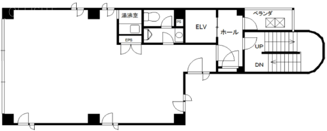 浜ビル4F 間取り図