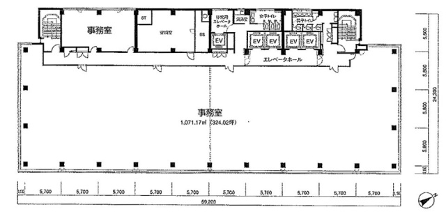 住友商事神田和泉町ビル11F 間取り図