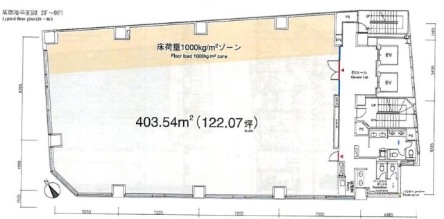 住友不動産人形町ビル9F 間取り図