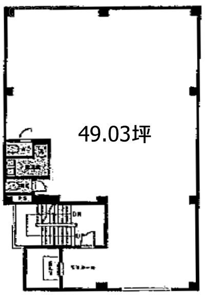 バー蔵ンド池袋ビル4F 間取り図