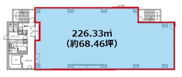 小網町ゼネラルビル2F 間取り図