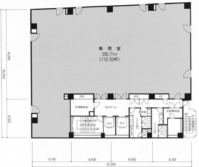 スクエア日本橋ビル7F 間取り図