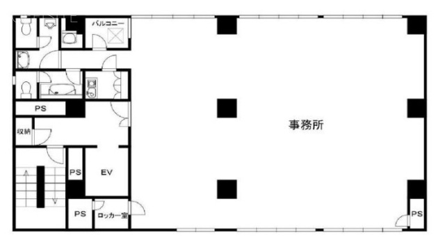 第7NYビル2F 間取り図