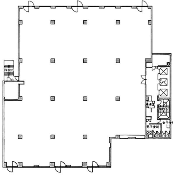 アーバン虎ノ門3F 間取り図