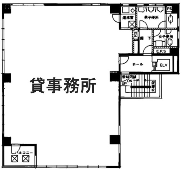 長栄ビル5F 間取り図