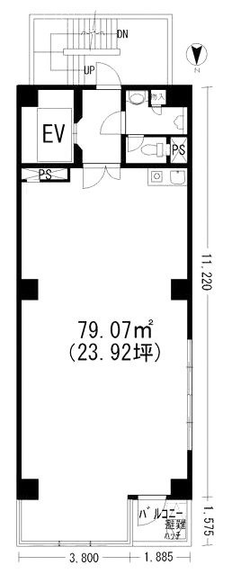 第3大図ビル3F 間取り図