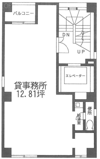 竹屋ビル2F 間取り図