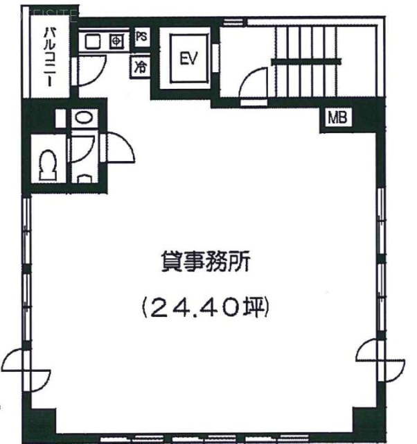 品田ビル3F 間取り図