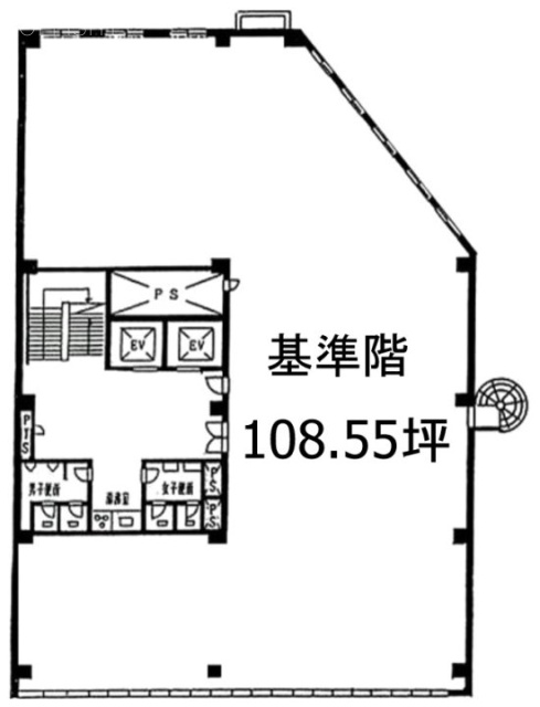 旭ビル9F 間取り図