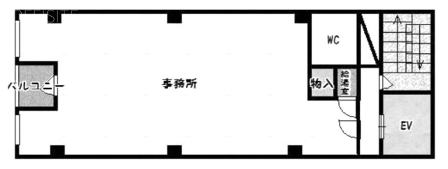 清水ビル4F 間取り図