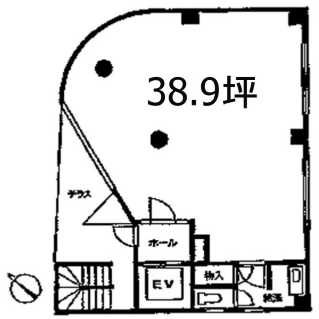 B STEPビル301 間取り図