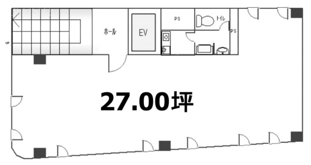 ニュー田村ビル5F 間取り図