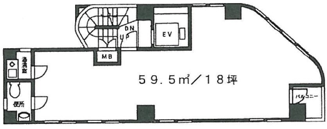 松本ビル2F 間取り図