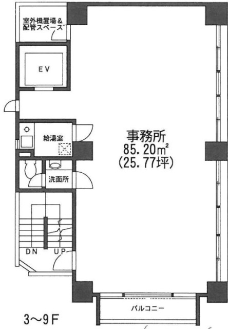 VORT神田3F 間取り図