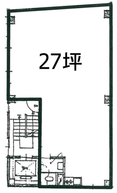 銀座高孝(たかこう)ビルB1F 間取り図