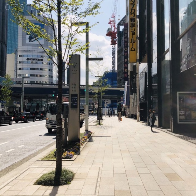 第3ソワレド銀座ビル ビル前面道路