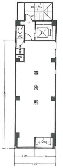 八丁堀RPビル7F 間取り図
