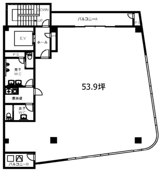 エムビル5F 間取り図