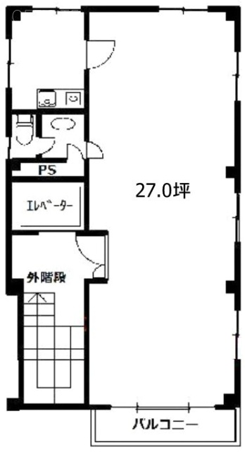 飯田ビル3F 間取り図