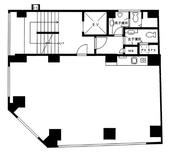 ニュー銀座ビル9F 間取り図