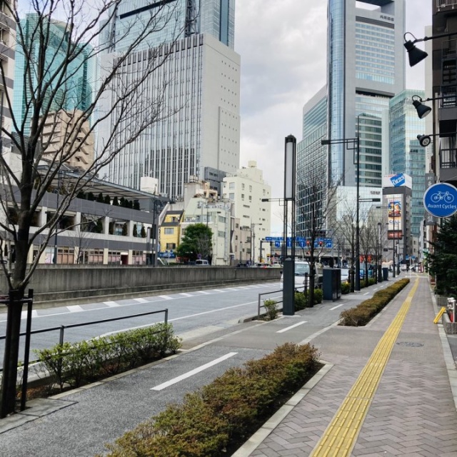 石田ビル ビル前面道路