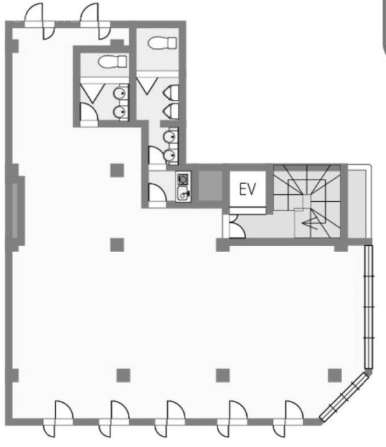 三栄ビル2F 間取り図