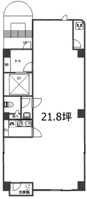 明昌KSビル9F 間取り図