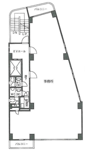 岡埜ビル2F 間取り図