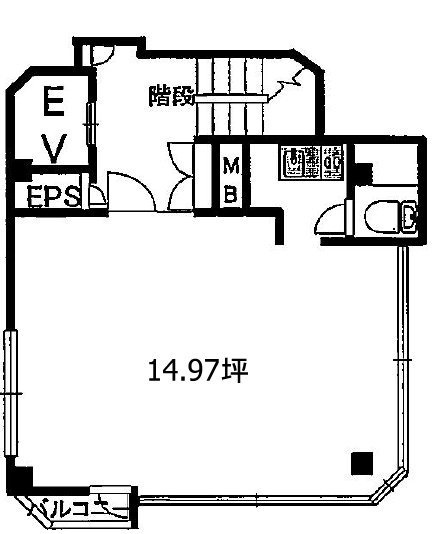 ウエストウッドビル2F 間取り図