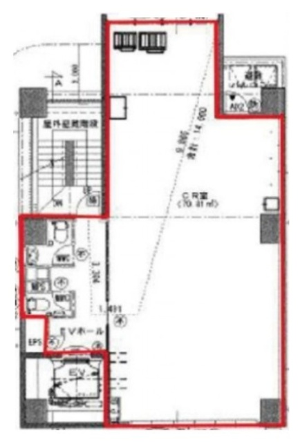 セット東京6F 間取り図