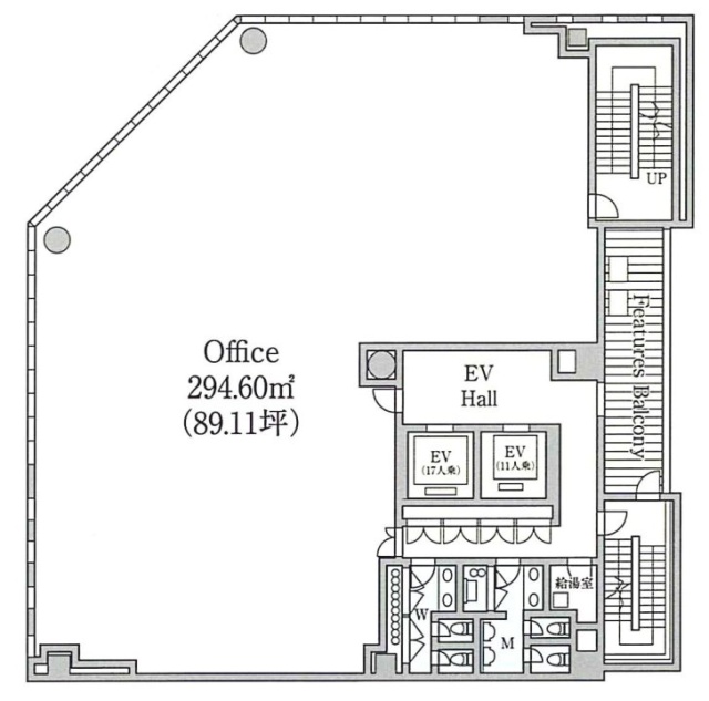 亀松ビル4F 間取り図