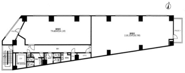 (仮称)大宮区宮町2丁目テナントビルB 間取り図