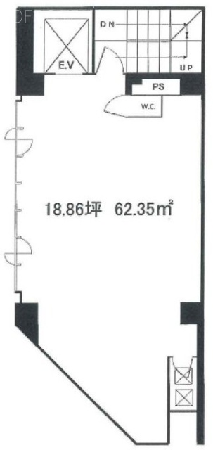恩田セントラルビル401 間取り図
