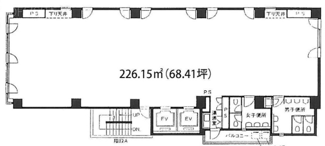 宇田川ビル2F 間取り図