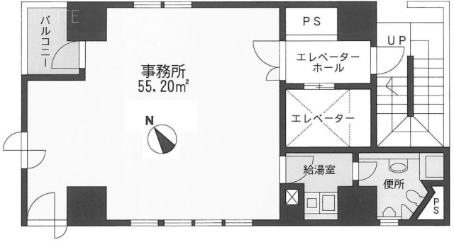 虎ノ門RICHビル2F 間取り図