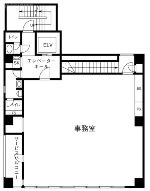 汐留AZビル7F 間取り図