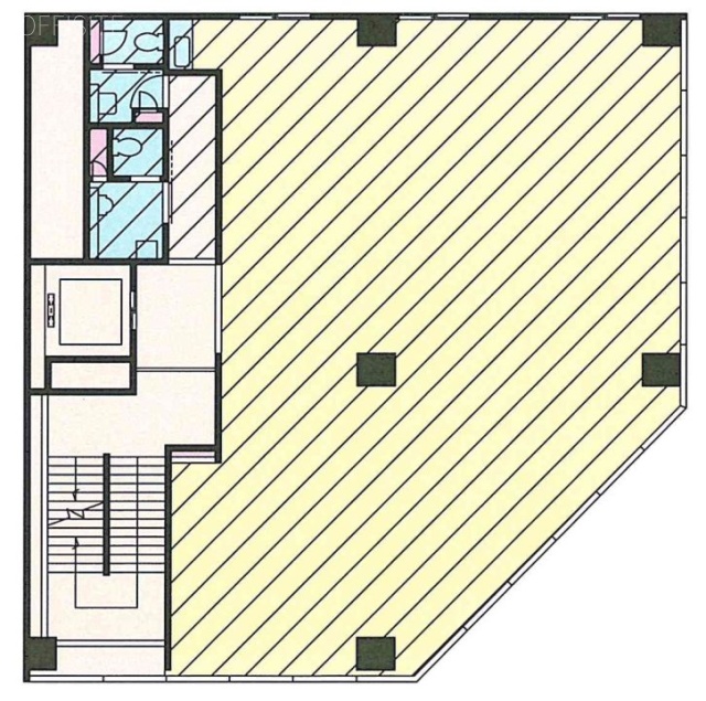 赤坂ライオンズビル3F 間取り図