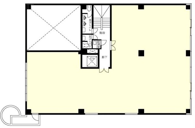 アルカディア上野ビル4F 間取り図