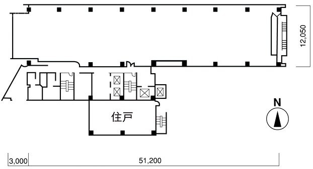 山口ビル78F 間取り図