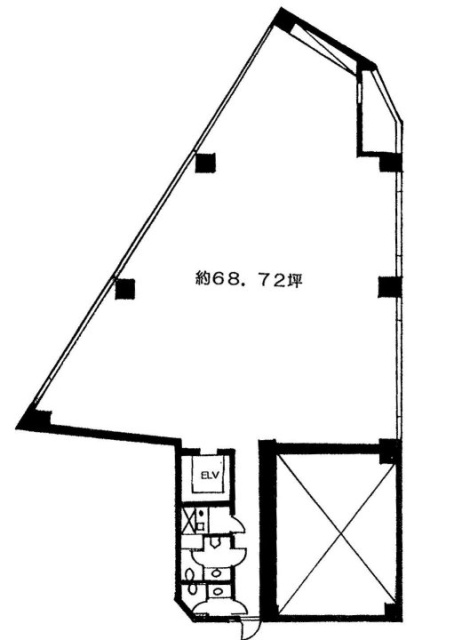 エイビスビル3F 間取り図