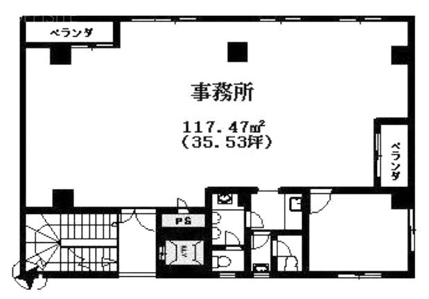 永峰ビル3F 間取り図