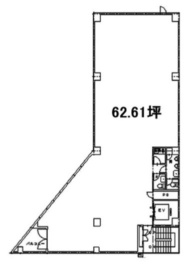 赤坂TOタマビル1F 間取り図