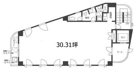 ノックスドールビル4F 間取り図