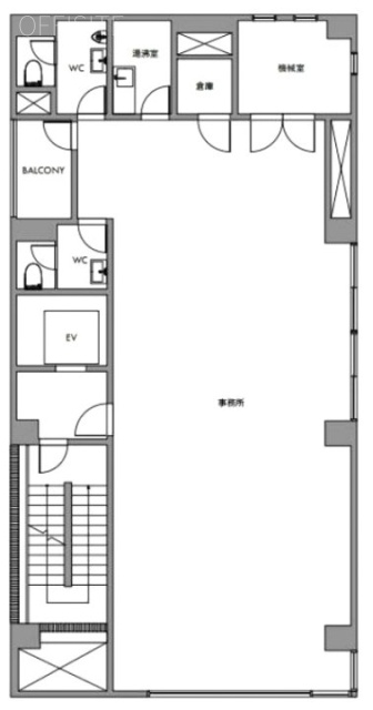 ウィンド銀座8ビル6F 間取り図