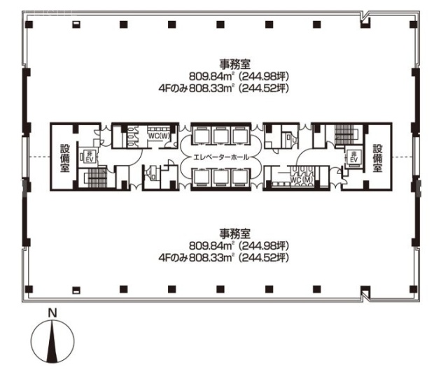 新大阪第一生命ビルB1F 間取り図