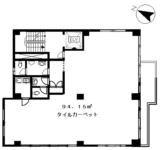 ゼフィロス青山ビル3F 間取り図
