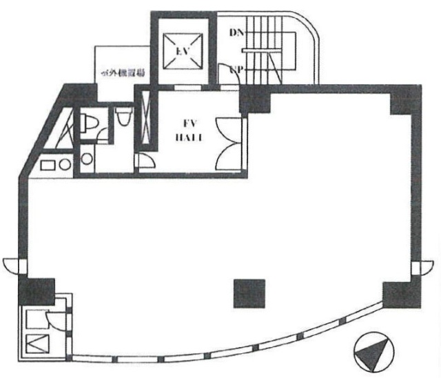 新日本池尻ビル7F 間取り図